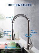 Pull Out Pull Down Kitchen Mixer Sink Kitchen Faucets With Sprayer